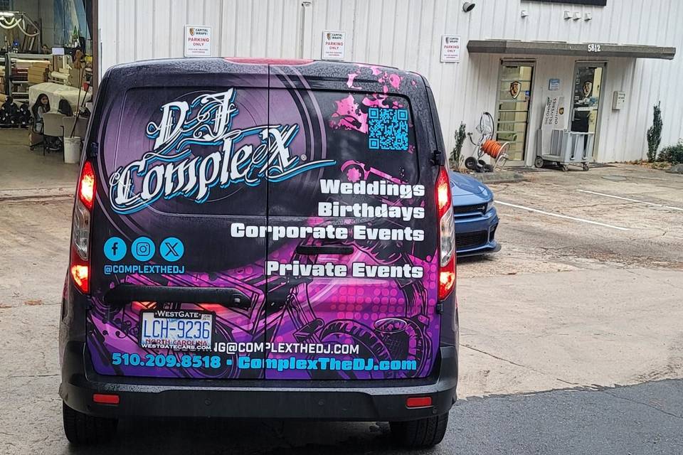 The new van wrap!