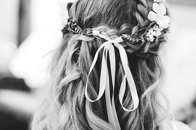 Curls, boho braids, and a flower crown!