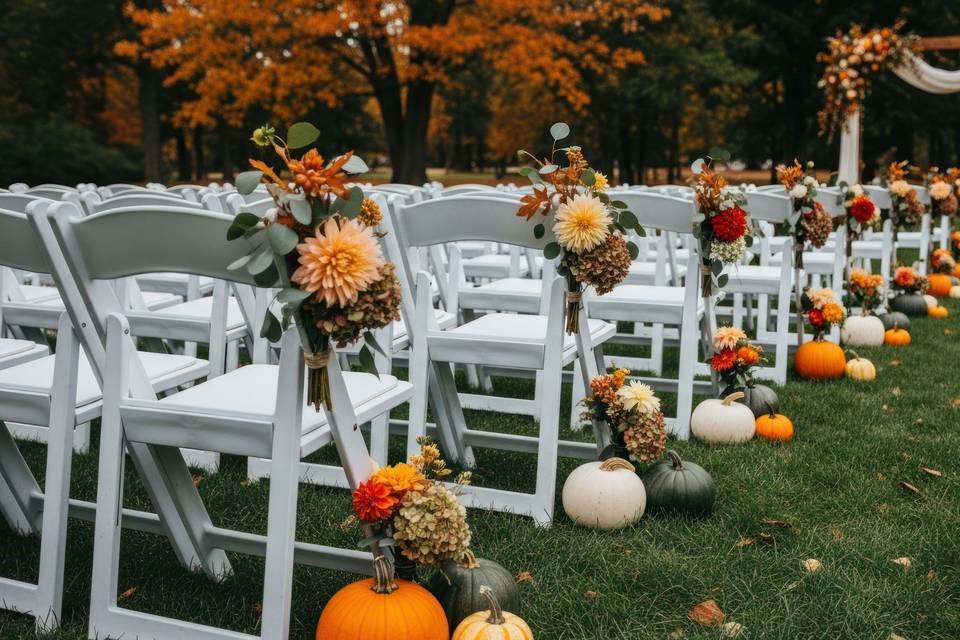 Pumpkin and Mum Delivery and Design