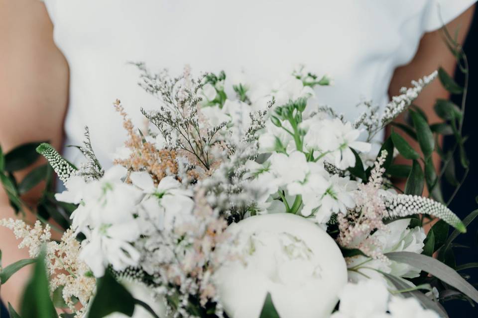 Bride close up