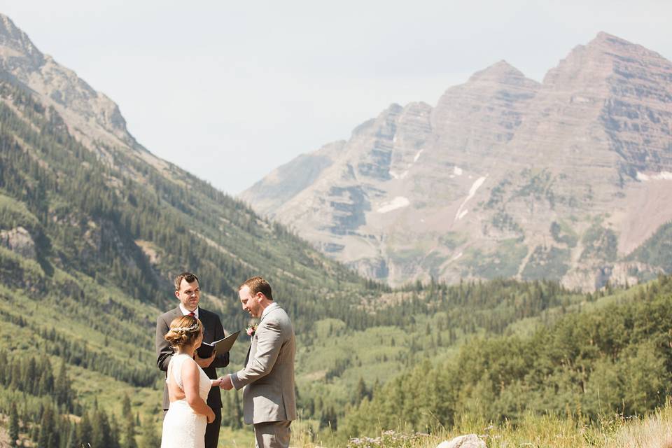 Mountain wedding