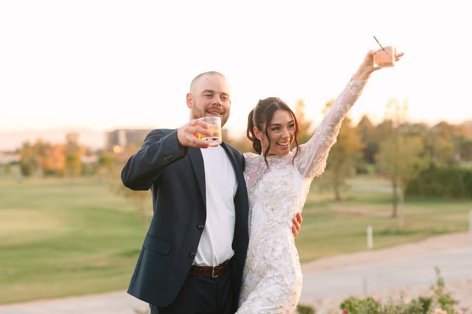 Couple on Lawn