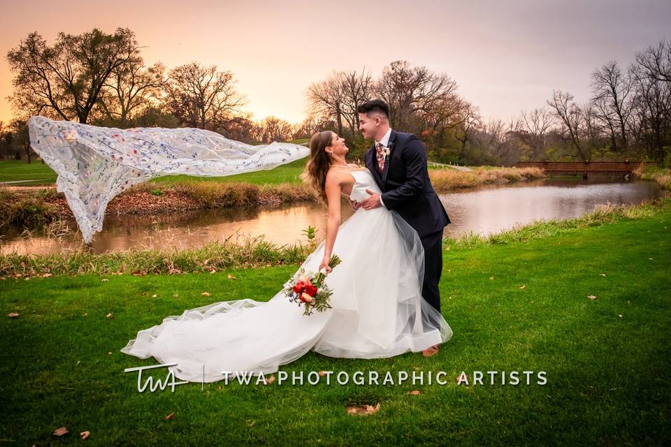 Swept off her feet