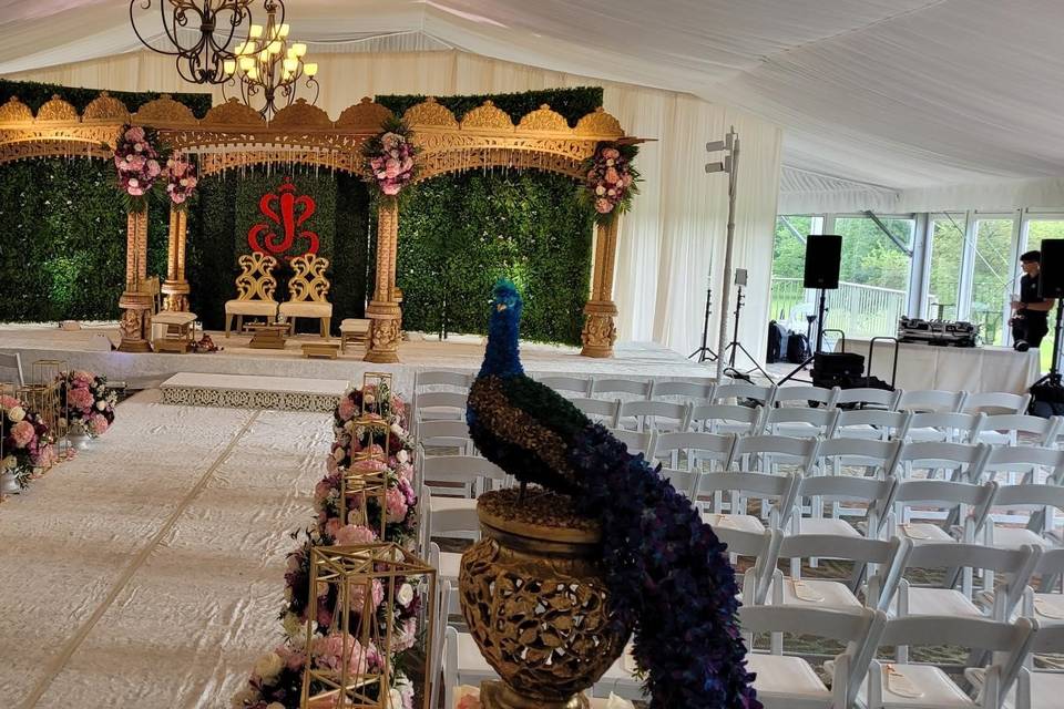 Hindu Ceremony in Pavilion