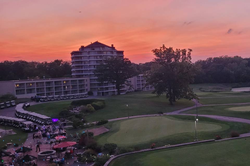 Sunset on Resort