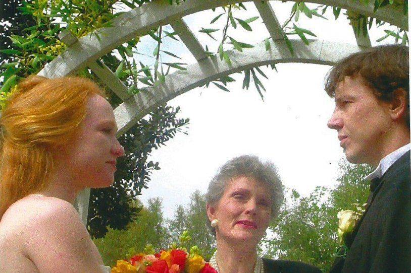 Officiant heading the ceremony