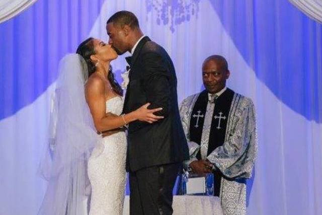 Couple kissing