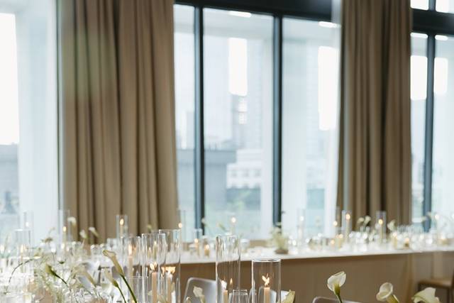 Feasting Tables in Ballroom