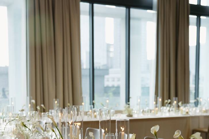 Feasting Tables in Ballroom