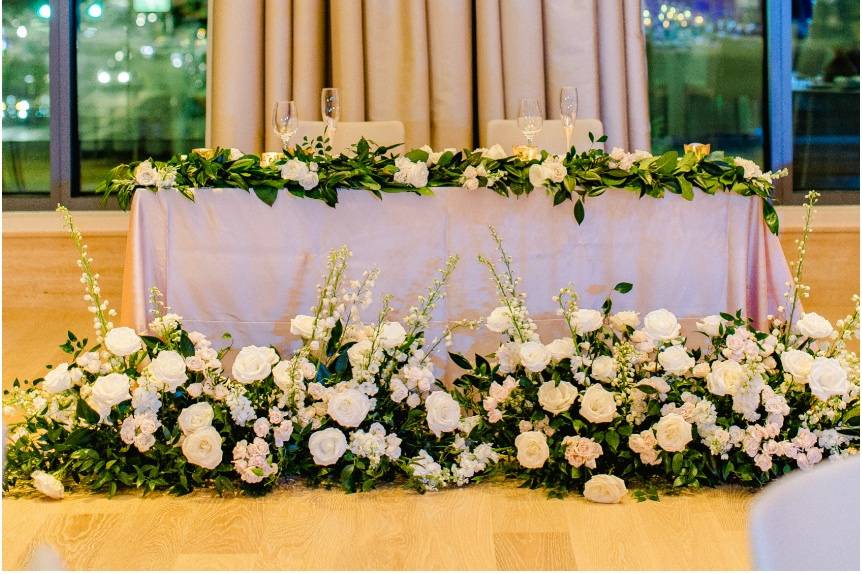 Head Table in Ballroom