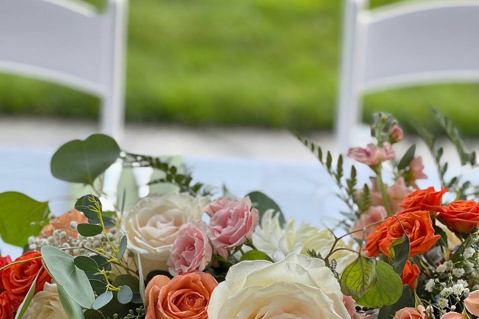 Sweetheart Table florals
