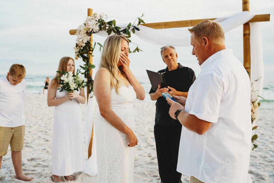 Panama City Beach Vow renewal