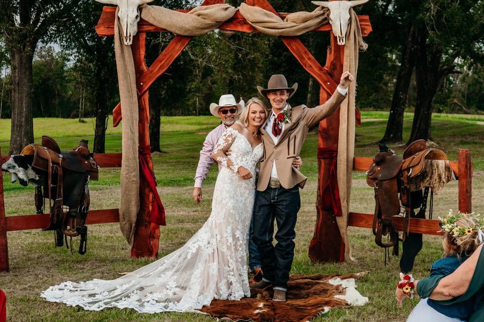 Chipley FL barn wedding