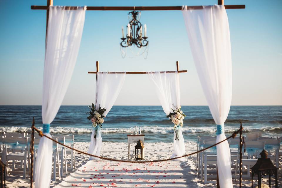 Panama city beach wedding