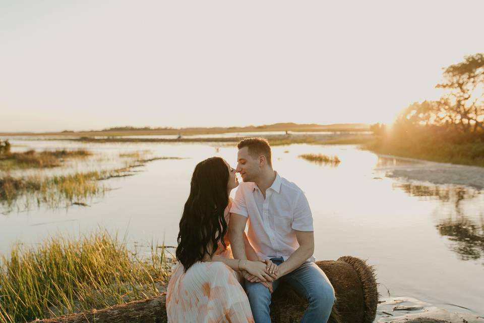 Folly Beach Engagement