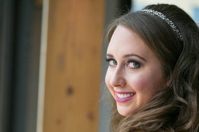 Bridal makeup and hair