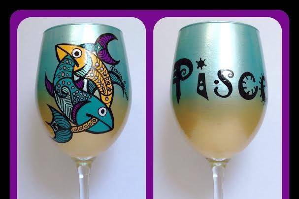 Wine Me? Hand Painted Glassware