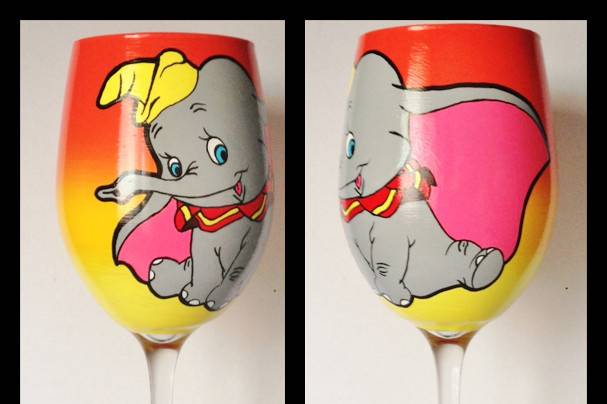 Wine Me? Hand Painted Glassware