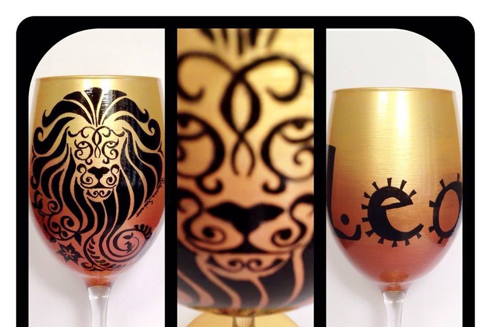 Wine Me? Hand Painted Glassware