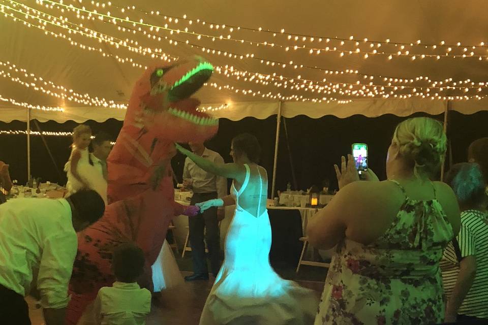 Bride and Dino