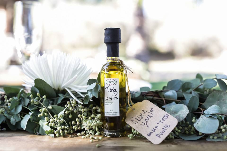 Olive oil favors