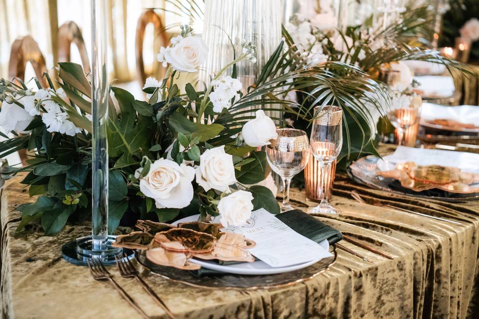Reception Tablescape