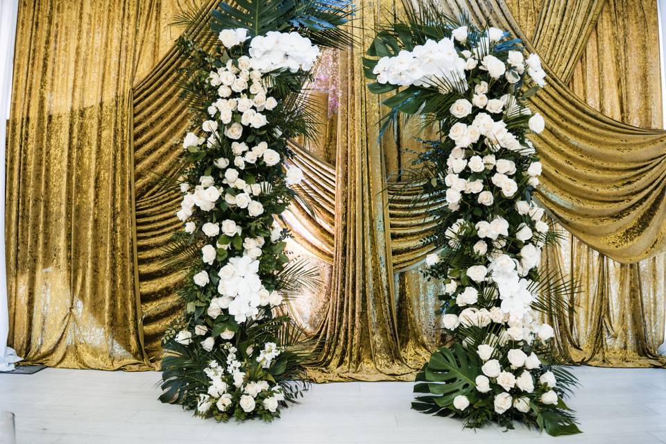 Ceremony Draping Backdrop