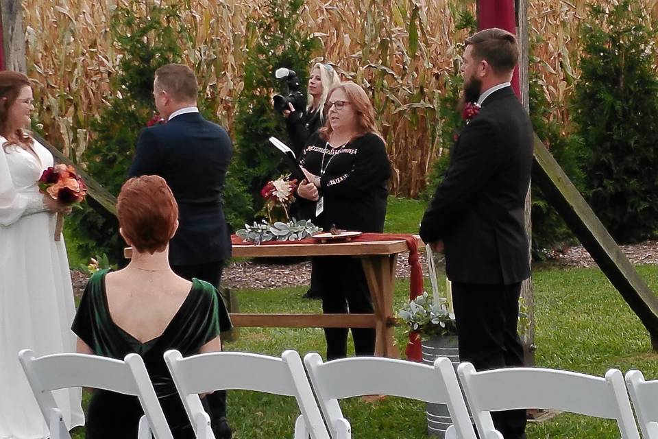 Cornfield Wedding
