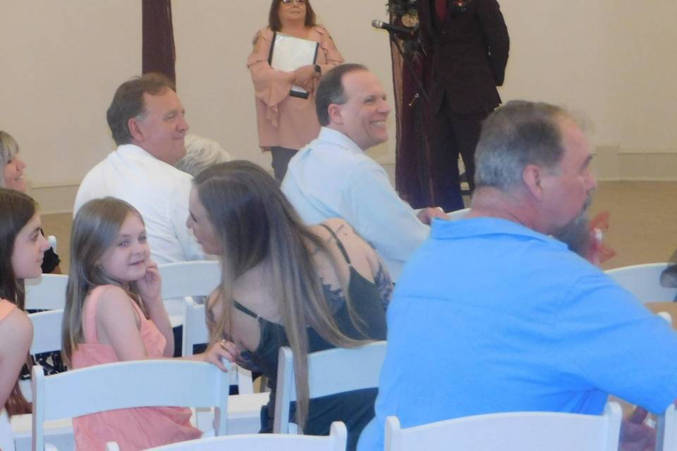 Trish and Lois Home Wedding