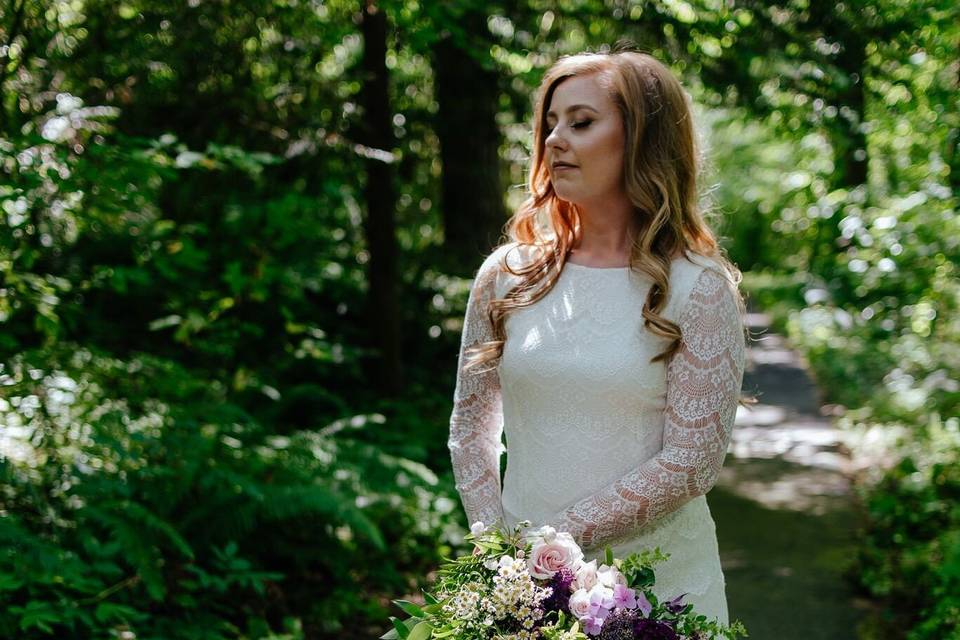 Woodland wildflower bouquet