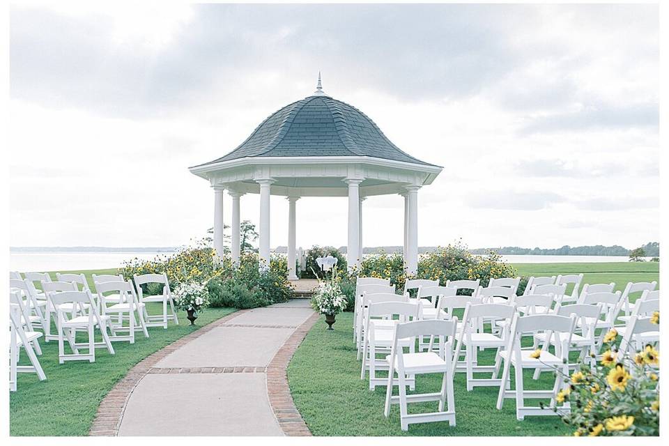 Set up for Ceremony