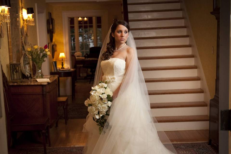 Brides love the staircase