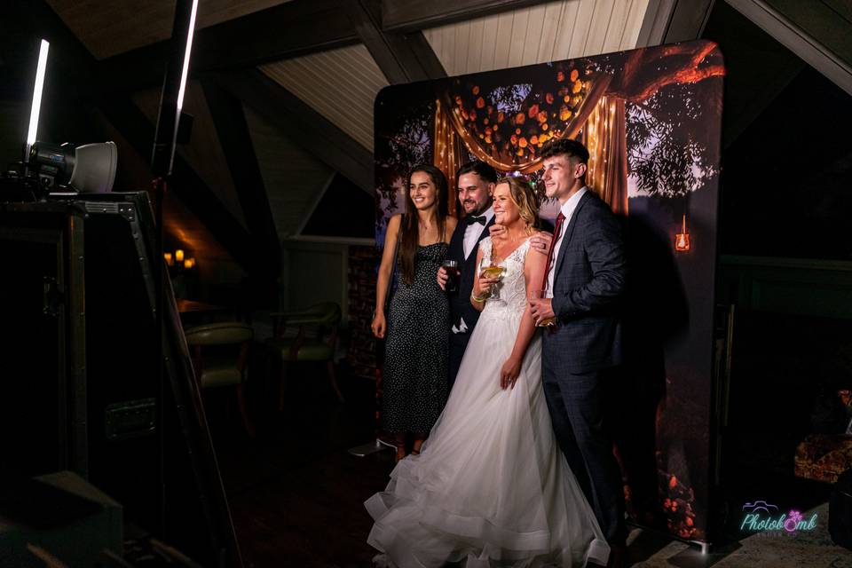 Mirror Booth custom backdrops