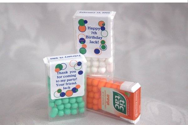 Tic Tac big packs are great for weddings as well as bridal showers.