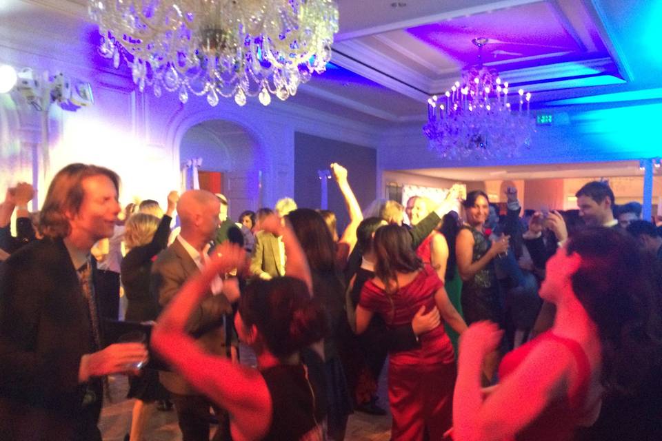 Wedding dance party