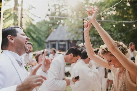 Dance floor with uplighting