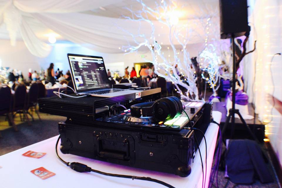 DJ setup