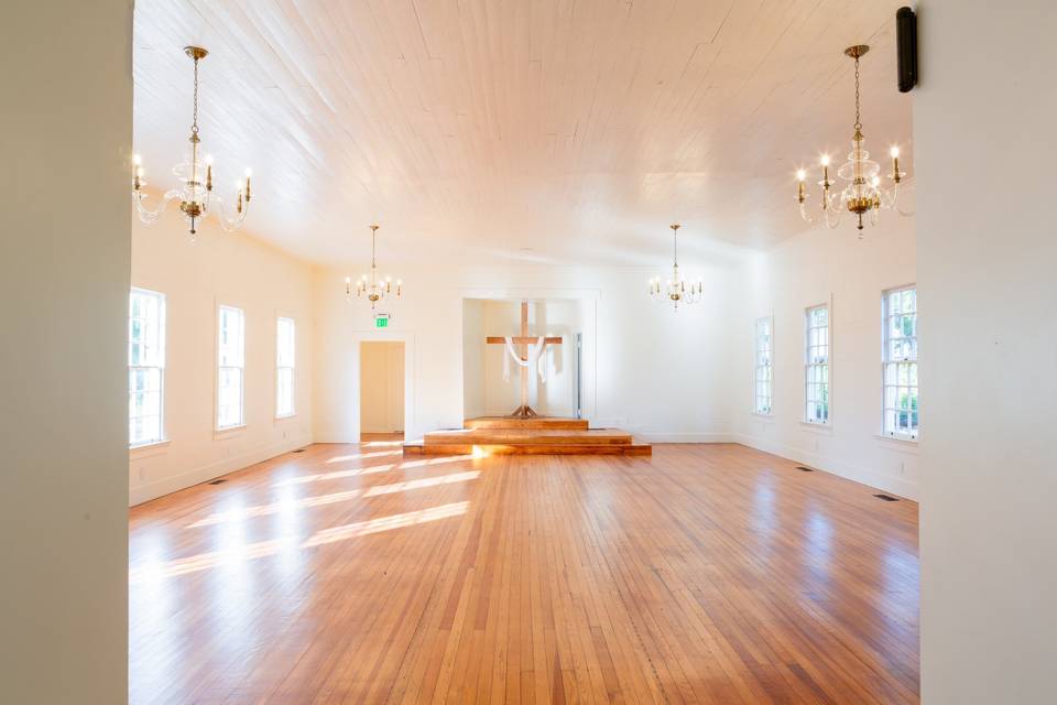 Inside chapel