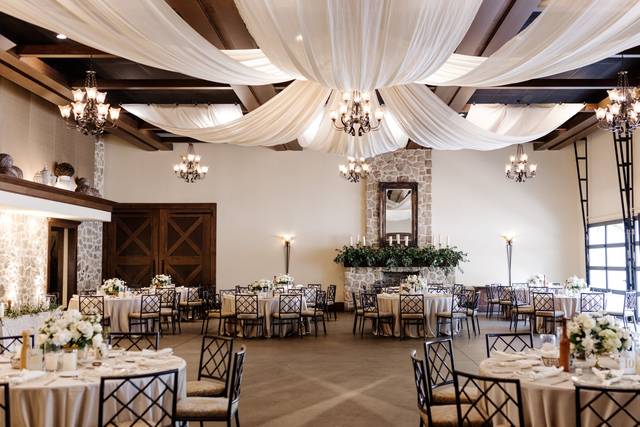 Reception with draping