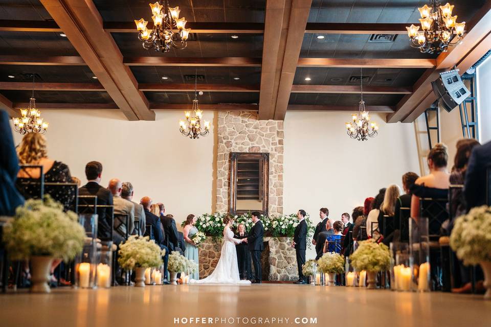 Wedding garden ceremony