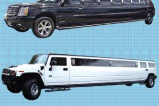We carry Lincoln Town Cars, 10 passenger Lincoln Limo, 15 passenger Excursion and 18-20 passenger Cadillca Escalade and H2 Hummer!