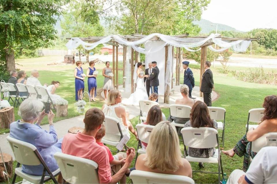 Outdoor ceremony