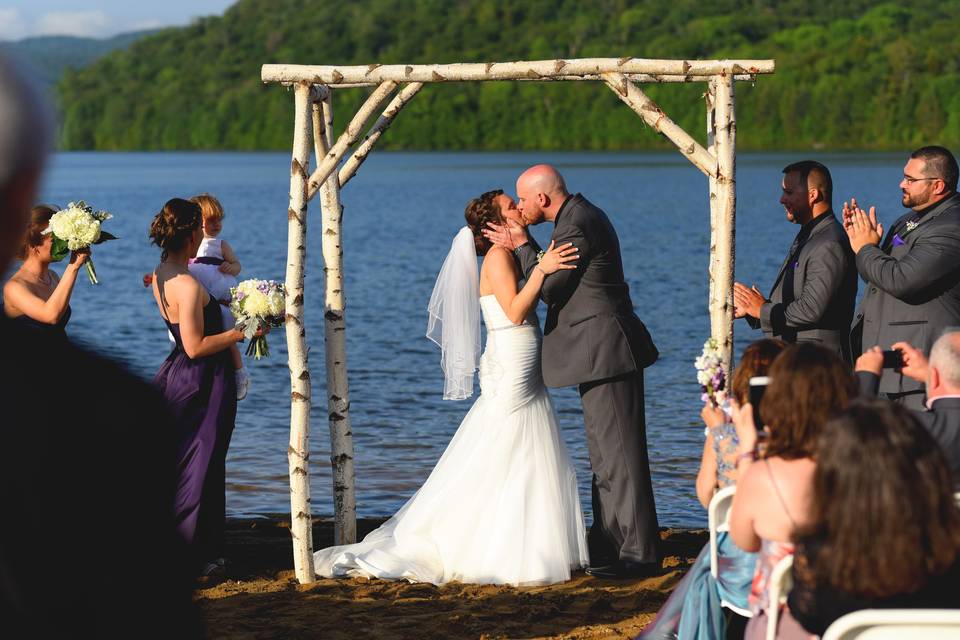 The kiss!