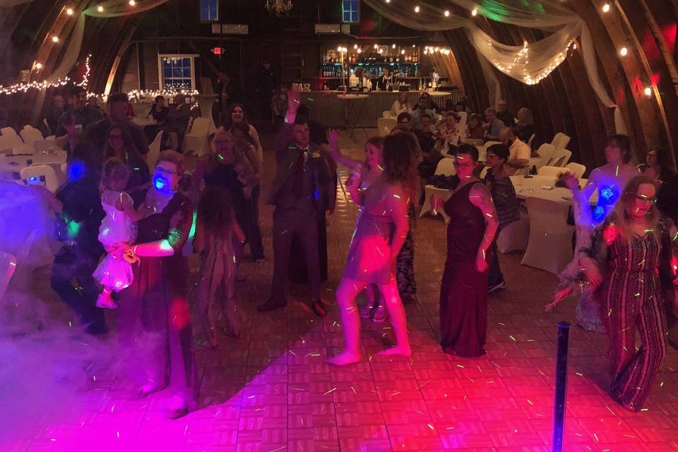 Guests on the dance floor