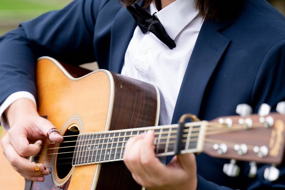 Close up guitar