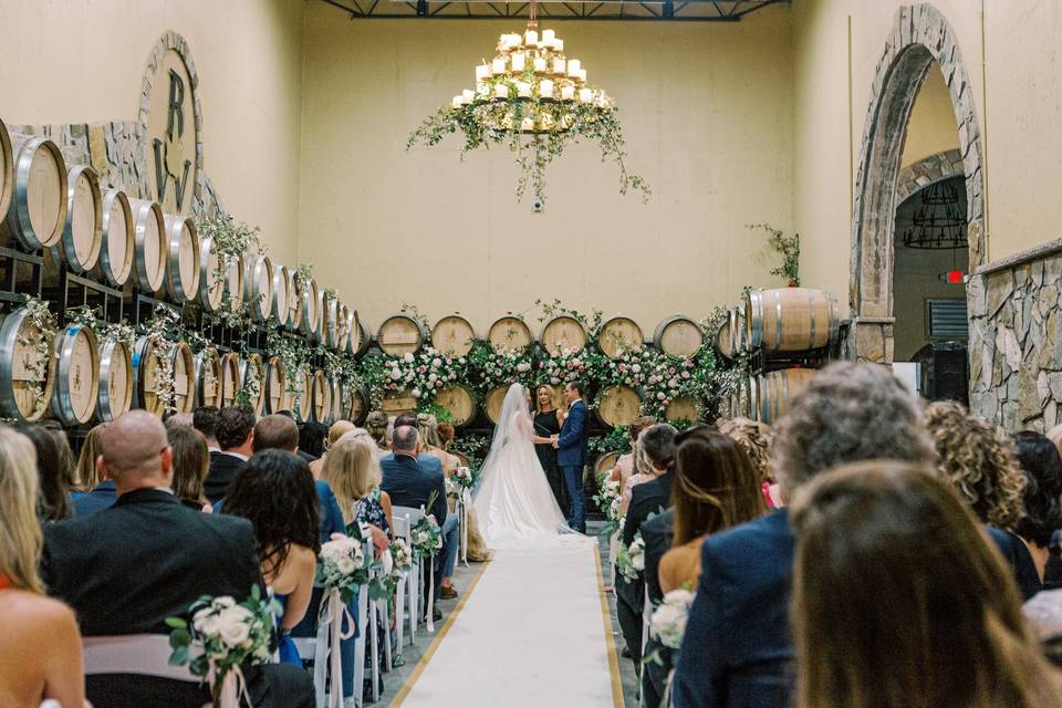 Barrel Room Wedding