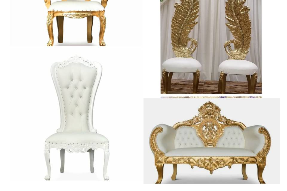 Bride/groom chairs