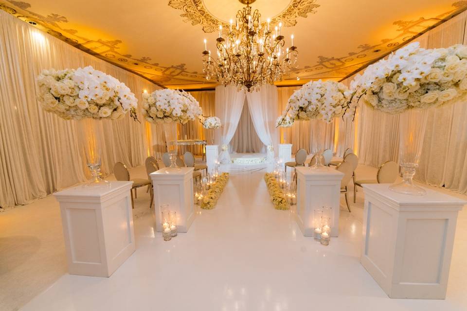 Du Barry Room - White Wedding