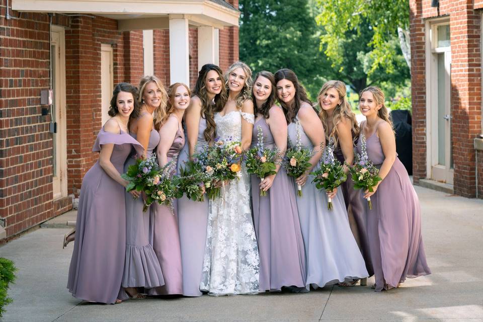 Bride & Bridesmaids in Exeter,