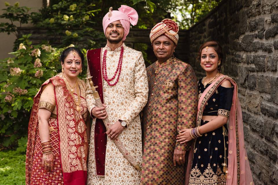 Indian Family Portrait
